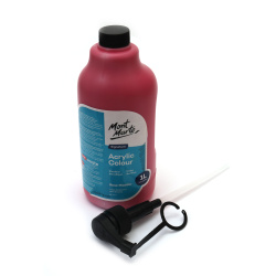 Ακρυλικό χρώμα Mont Marte Acrylic Colour wPump -1000 ml - Rose Madder