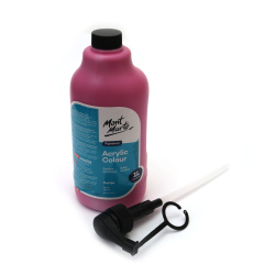 Ακρυλικό χρώμα Mont Marte Acrylic Colour wPump -1000 ml - Cerise