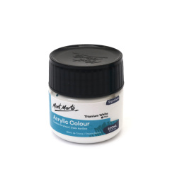 Ακρυλικό χρώμα Mont Marte Acrylic Color Paint 100 ml - Λευκό τιτανίου