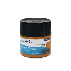 Ακρυλικό χρώμα Mont Marte Acrylic Color Paint 100 ml - Yellow Ochre σκούρο κίτρινο