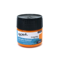 Ακρυλικό χρώμα Mont Marte Acrylic Colour Paint 100 ml - Πορτοκαλί κίτρινο