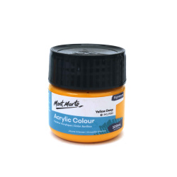 Ακρυλικό χρώμα Mont Marte Acrylic Color Paint 100 ml - Yellow Deep σκούρο κίτρινο