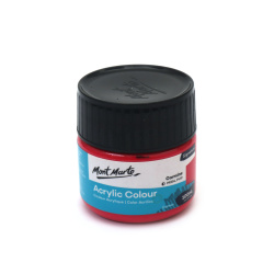 Ακρυλικό χρώμα Mont Marte Acrylic Colour Paint 100 ml - Κόκκινο Carmine 