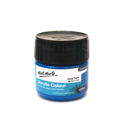 Ακρυλικό χρώμα Mont Marte Acrylic Color Paint 100 ml - Βαθύ κυανό μπλε