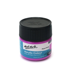 Ακρυλικό χρώμα Mont Marte Acrylic Colour Paint 100 ml - Fluoro Pink μωβ