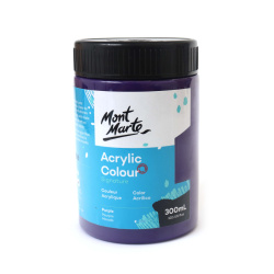 Vopsea acrilică Mont Marte Vopsea acrilică colorată 300 ml - Violet