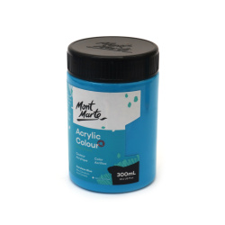 Акрилна боя Mont Marte Acrylic Colour Paint 300 ml -Cerulean Blue μπλε