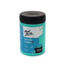 Акрилна боя Mont Marte Acrylic Colour Paint 300 ml - Πράσινο