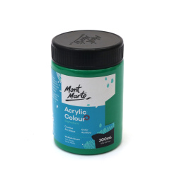 Ακρυλικό χρώμα Mont Marte Acrylic Color Paint 300 ml - Mid Green πράσινο