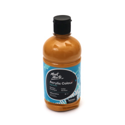 Ακρυλικό χρώμα Mont Marte Acrylic Color Paint 500 ml σε φιάλη - Κίτρινο ώχρα