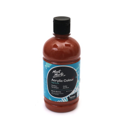 Ακρυλικό χρώμα Mont Marte Acrylic Color Paint 500 ml σε φιάλη - Burnt Sienna
