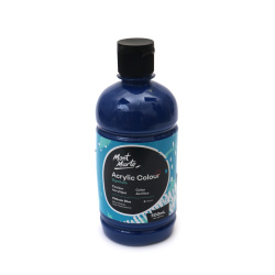 Ακρυλικό χρώμα Mont Marte Acrylic Colour Paint 500 ml σε μπουκάλι - Phthalo Blue