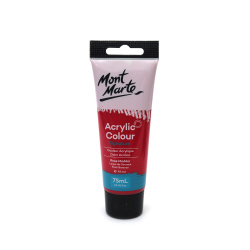 Ακρυλικό χρώμα Mont Marte Acrylic Color Paint 75 ml - Rose Madder
