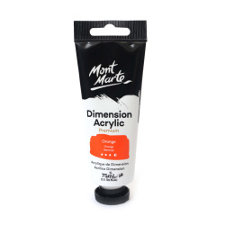 Mont Marte Dimension Colore Acrilico Lucido 75 ml - Arancione