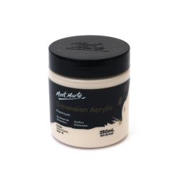 Ακρυλικό χρώμα Mont Marte Dimension Acrylic 250 ml - Cream 
