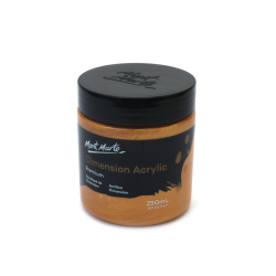 Ακρυλικό χρώμα Mont Marte Dimension Acrylic 250 ml -Χρυσό 