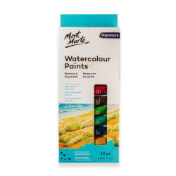 Σετ νερομπογιές Mont Marte Watercolour Paint Set 12 χρώματα x 36 ml