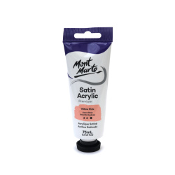 Ακρυλικό σατινέ χρώμα Mont Marte Satin Acrylic 75ml - Κίτρινο Ροζ
