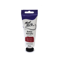 Ακρυλικό σατινέ χρώμα Mont Marte Satin Acrylic 75ml - Rose Madder