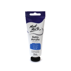 Ακρυλικό σατινέ χρώμα Mont Marte Satin Acrylic 75ml - Μπλε Κοβαλτίου