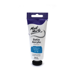 Ακρυλικό σατινέ χρώμα Mont Marte Satin Acrylic 75ml - Cerulean Blue