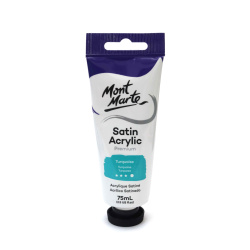 Ακρυλικό σατινέ χρώμα Mont Marte Satin Acrylic 75ml -Τιρκουάζ 
