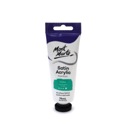 Ακρυλικό σατινέ χρώμα Mont Marte Satin Acrylic 75ml - Viridian μπλε-πράσινο