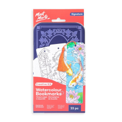 Комплект за изработване на акварелни книгоразделители Mont Marte, 33 части