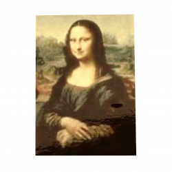 Πίνακας με ψηφίδες (στρόγγυλες) 40x50 cm με κορνίζα  - Mona Lisa YSG1888