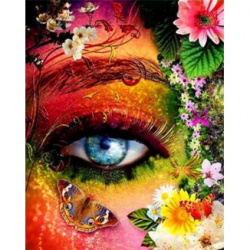 Diamond Painting Kit, 30x40 cm, Round Diamonds, Full Drill with Frame - Fantasy of Colors YSG4486