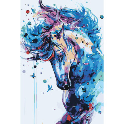 Paint by Numbers Kit, 30x40 cm - Horse Mane BFB0209