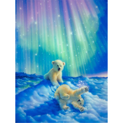 Paint by Numbers Kit, 30x40 cm - Polar Bears BFB0809