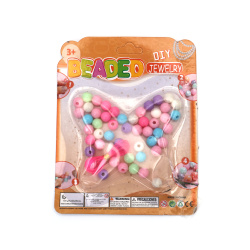 Plastic Beads Set for Jewelry Making – Round Shape 8 mm, Hole 2 mm – Color Mix – Ideal for Bracelets, Necklaces & DIY Crafts