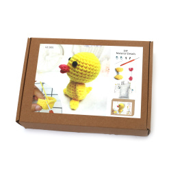 Adorable Amigurumi Crochet Kit “Yellow Duck”, 60×45×50 mm, GZ2001 – Perfect for Cute Crochet Projects, Handmade Gifts, and Creative DIY Fun