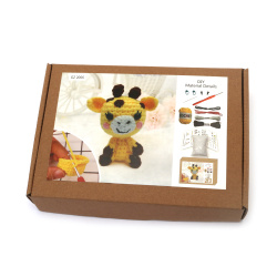 Playful Amigurumi Crochet Kit “Giraffe”, 60×45×50 mm, GZ2066 – A Fun and Creative Crochet Project, Perfect for Handmade Gifts and Animal Lovers