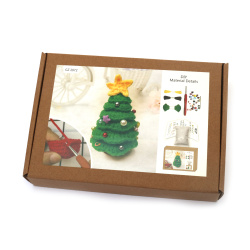 Festive Amigurumi Crochet Kit “Christmas Tree”, 60×45×50 mm, GZ2072 – A Joyful Holiday Project, Perfect for Handmade Gifts and Christmas Decorations
