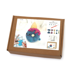 Magical Amigurumi Crochet Kit “Sea Unicorn”, 60×45×50 mm, GZ2091 – A Dreamy and Creative Crochet Project, Perfect for Handmade Gifts and Ocean-Inspired Decor