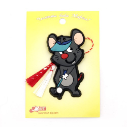Детска мартеница с гумена фигурка мишка