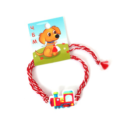 Șnur Martisor cu figurină locomotivă