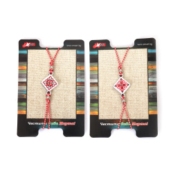 Brățară Martisor SSV cu romb și motiv etnic