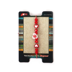 Brățară Martisor cu mărgele florale