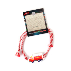 Șnur Martisor  cu figurină de pompier