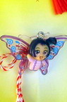 Детски мартеници момиче пеперуда - 10 броя