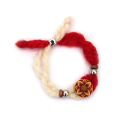 Brățări din lână Martisor 10 bucăți