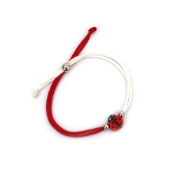 Brățări Martisor  pentru copii - șnur cu gargarita 10 bucăți