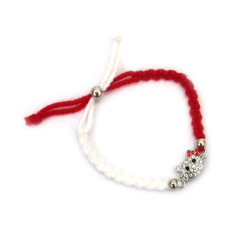 Brățări Martisor  tricotate manual - cu un pisoi 10 bucăți