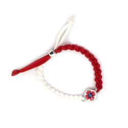 Brățări Martisoare  tricotate manual cu elemente 10 bucăți