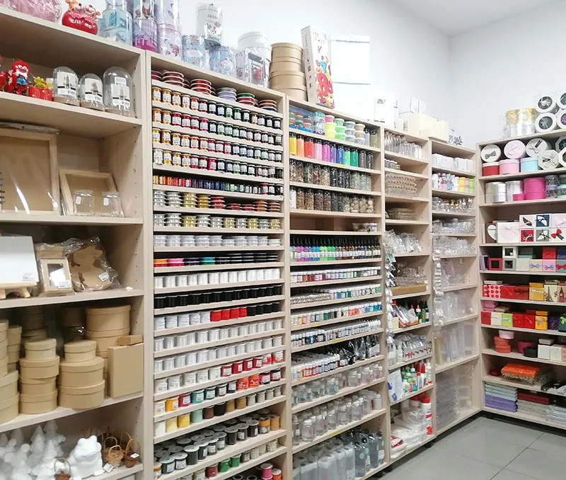 Inside the EM ART hobby and craft shop in Stara Zagora