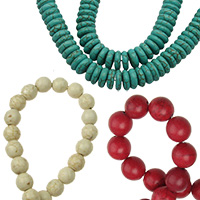 Howlite Gemstones Beads, Healing, Memory, Jewelry Making