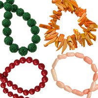 Coral Gemstone Beads, Jewellery Making, Ocean, Energy, Sea